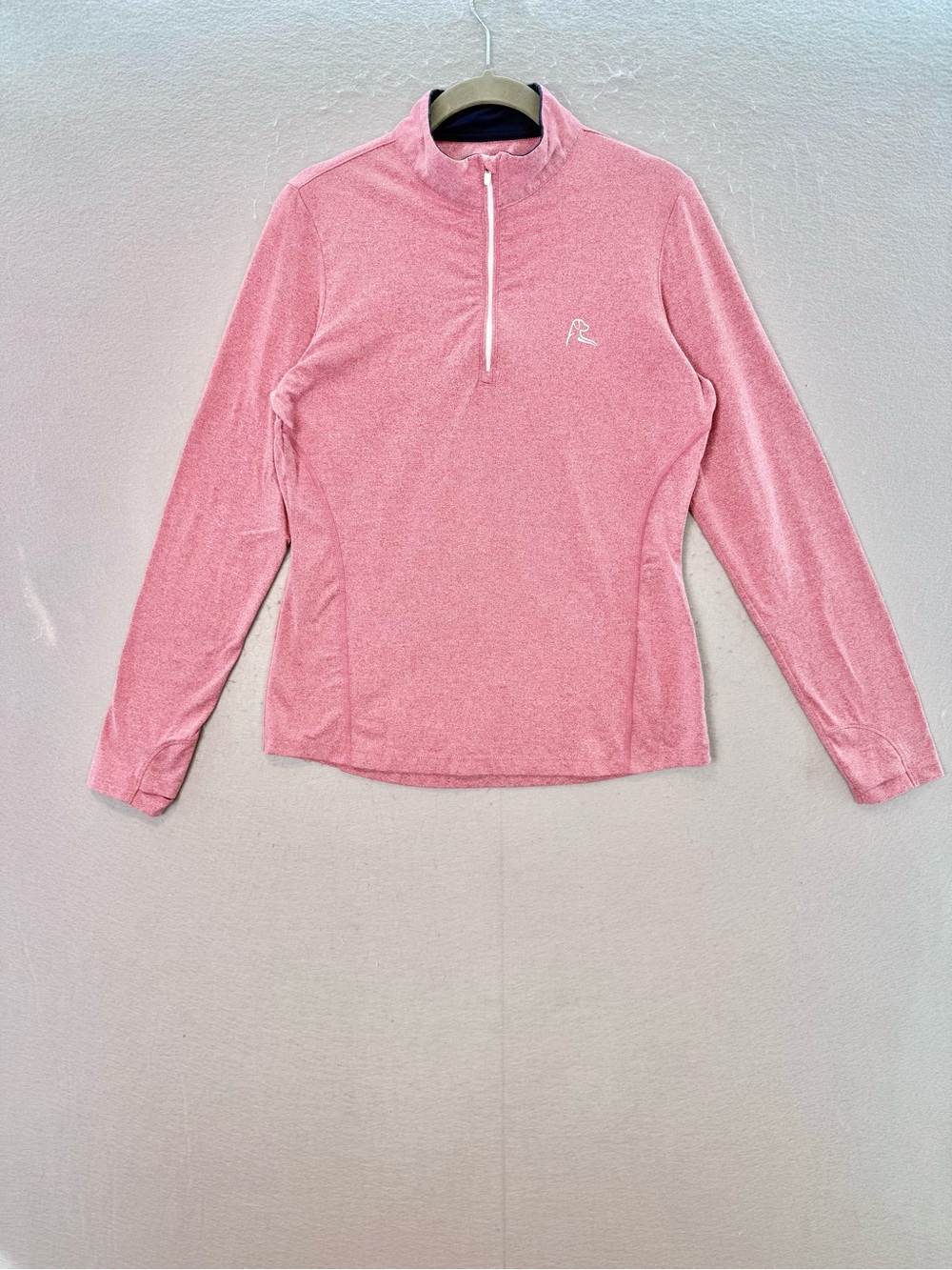 RHOBACK - Women’s Heather performance 1/4 Q - Zip top long sleeve pink size S - Picture 3 of 6